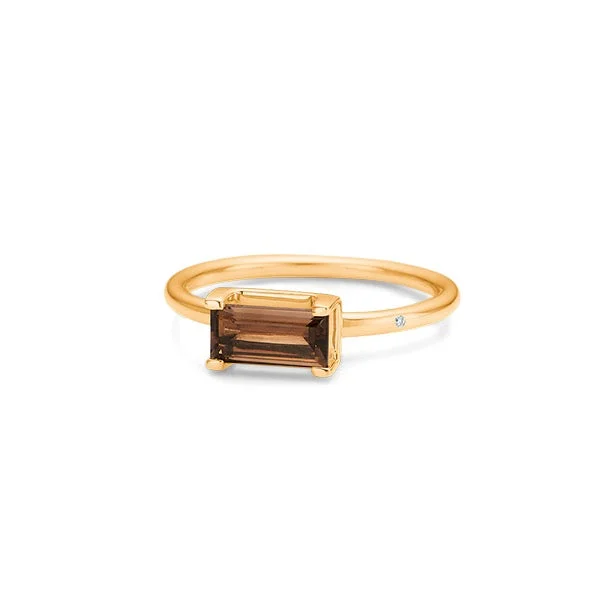 Shop Stylish Jewelry Now And Save Big Nord Purity 18K Gold Ring w. Quartz & Diamond Shop Stylish Jewelry Now And Save Big Nord Purity 18K Gold Ring w. Quartz & Diamond