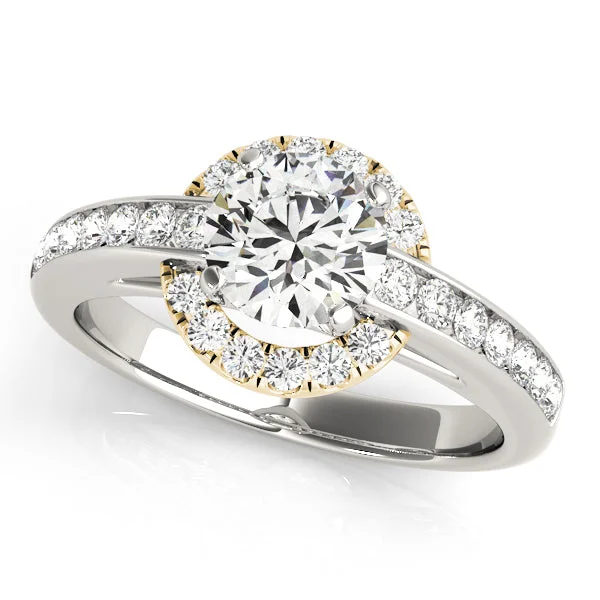 Buy More, Save More On Stunning Jewelry Pieces Channel Set Diamond and Round Halo Engagement Mounting