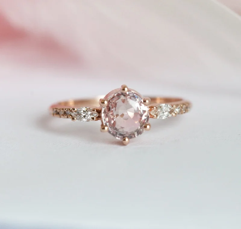 Best-Selling Jewelry Styles Now At Exclusive Discounts Lola Peach Sapphire Diamond Ring Best-Selling Jewelry Styles Now At Exclusive Discounts Lola Peach Sapphire Diamond Ring
