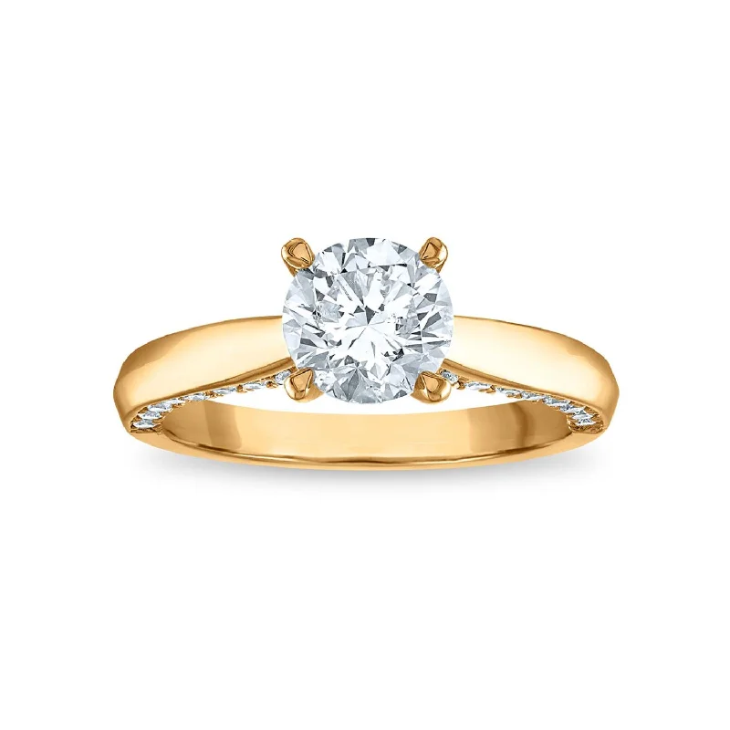 Breathtaking Jewelry, Breathtaking Prices Signature EcoLove 2 CTW Lab Grown Diamond Solitaire Engagement Ring in 14KT Yellow Gold
