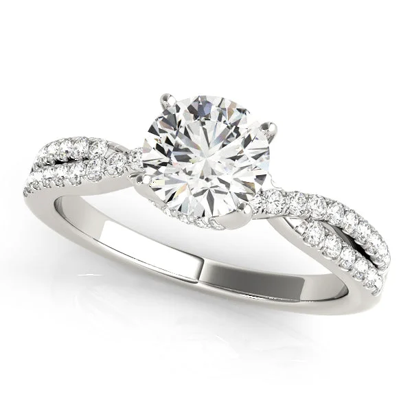 Seasonal Jewelry Deals – Elevate Your Style Tapered Cross-Over Engagement Mounting