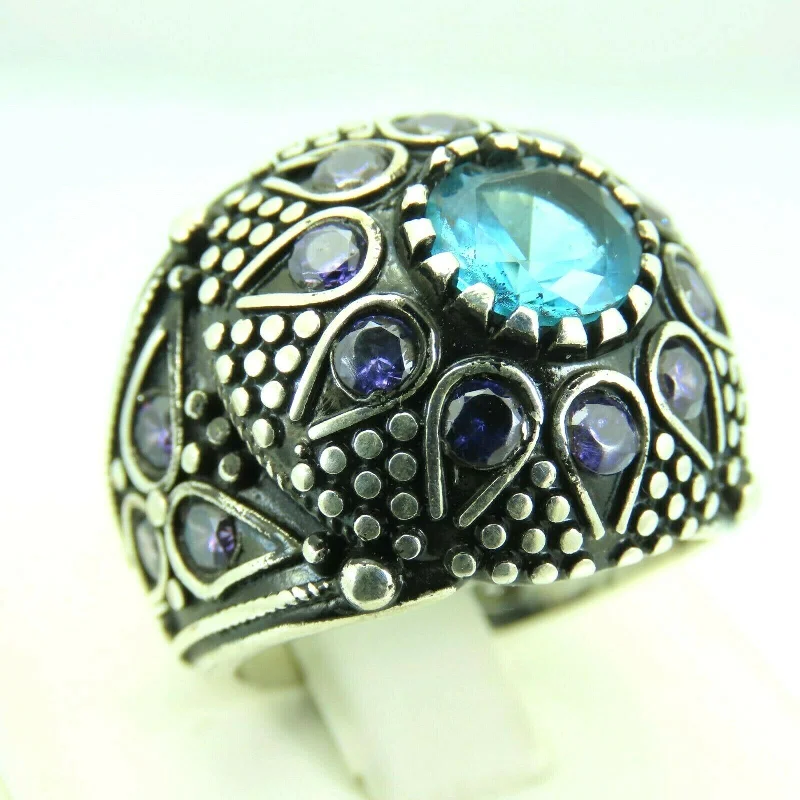 The Biggest Jewelry Sale Of The Year Is Here Turkish Handmade Jewelry 925 Sterling Silver Aquamarine Stone Mens Rings The Biggest Jewelry Sale Of The Year Is Here Turkish Handmade Jewelry 925 Sterling Silver Aquamarine Stone Mens Rings
