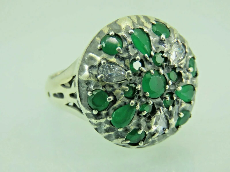 Last Chance To Grab Your Favorite Jewelry At A Discount Turkish Handmade Jewelry 925 Sterling Silver Emerald Stone Mens Rings