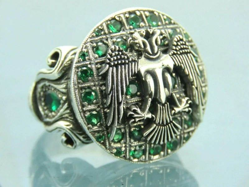 Classic And Modern Jewelry Styles On Sale Turkish Handmade Jewelry 925 Sterling Silver Emerald Stone Mens Rings Classic And Modern Jewelry Styles On Sale Turkish Handmade Jewelry 925 Sterling Silver Emerald Stone Mens Rings