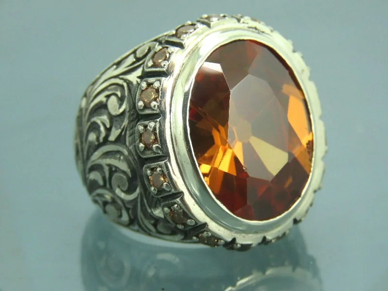 Gorgeous Jewelry, Limited-Time Savings Turkish Handmade Jewelry 925 Sterling Silver Quartz Stone Mens Rings