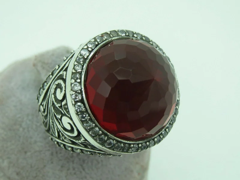 High-End Jewelry, Now More Affordable Than Ever Turkish Handmade Jewelry 925 Sterling Silver Ruby Stone Mens Rings High-End Jewelry, Now More Affordable Than Ever Turkish Handmade Jewelry 925 Sterling Silver Ruby Stone Mens Rings