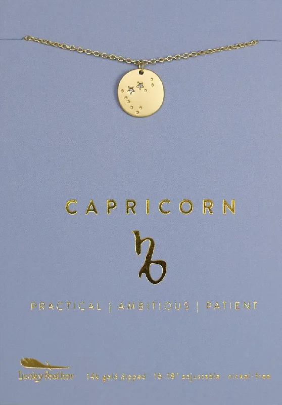 Zodiac Necklace Capricorn