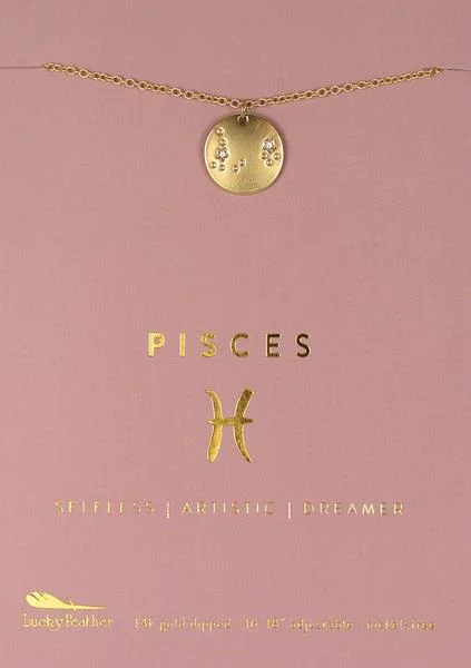 Zodiac Necklace Pisces