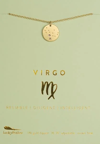 Zodiac Necklace Virgo