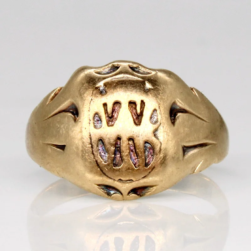 Eco-Friendly Sustainable Jewelry For Conscious Buyers 10k Yellow Gold Ring | SZ 7.5 |