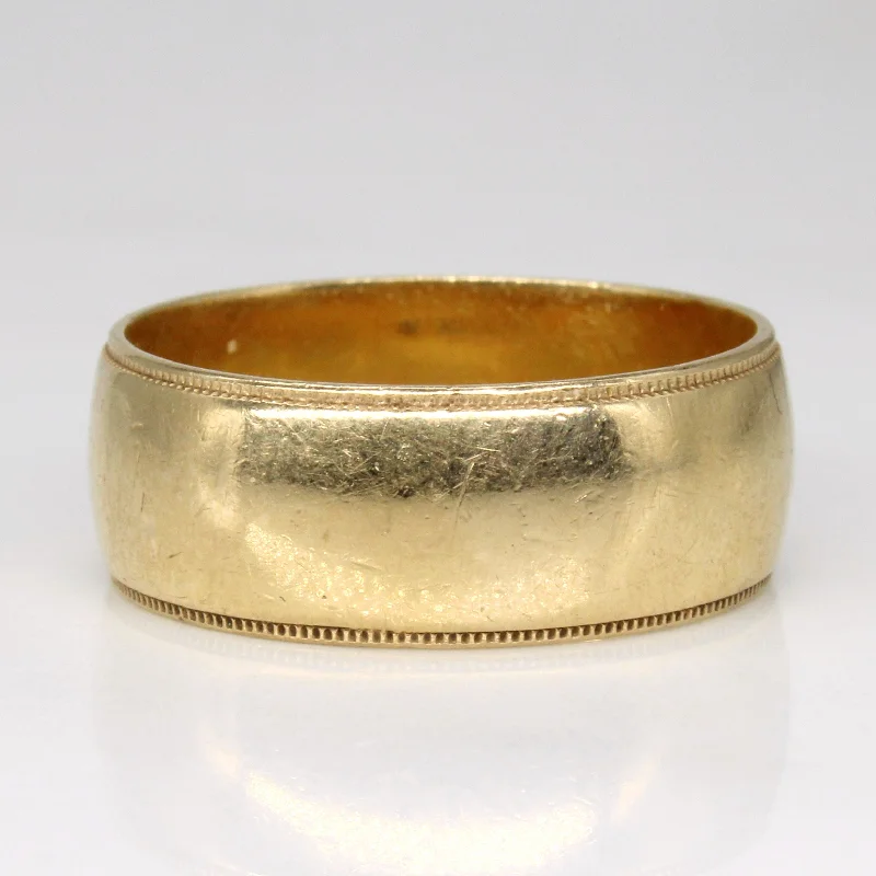 Jewelry Sale Alert – Shop Timeless Elegance Today 10k Yellow Gold Wide Band | SZ 9.5 |
