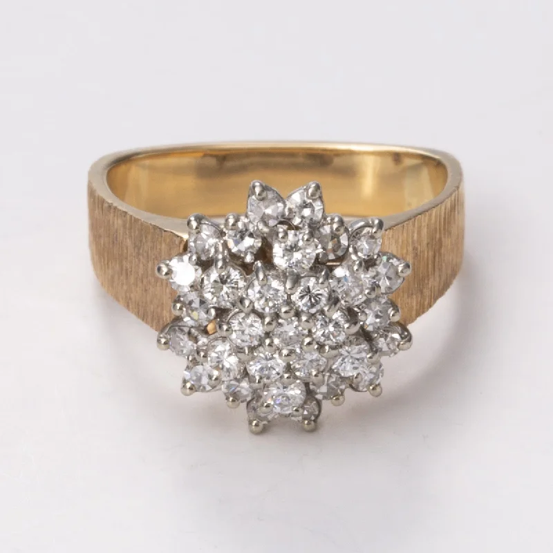 Your Perfect Accessory At The Perfect Price 14k and 18k Yellow and White Gold Fancy Design Diamond Ring | 0.45ctw, 0.30ctw | Sz 5