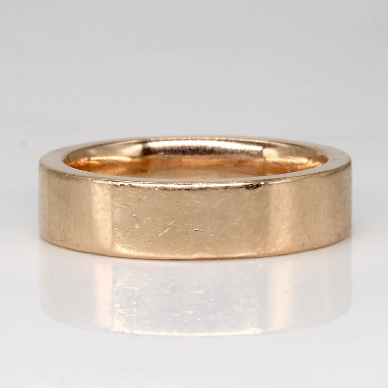 Premium Diamond Jewelry For Unforgettable Moments 14k Rose Gold Band | SZ 7 |