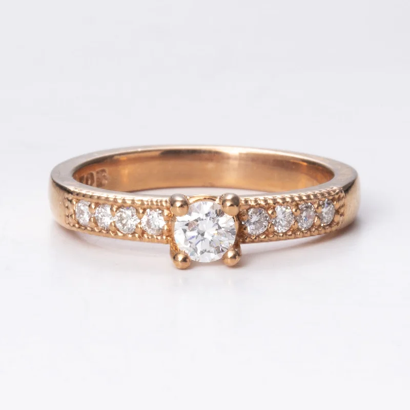 Accessorize For Less – Luxury Jewelry At Affordable Prices 14k Rose Gold Fancy Design Diamond Ring | 0.23ct, 0.20ctw | Sz 6.25