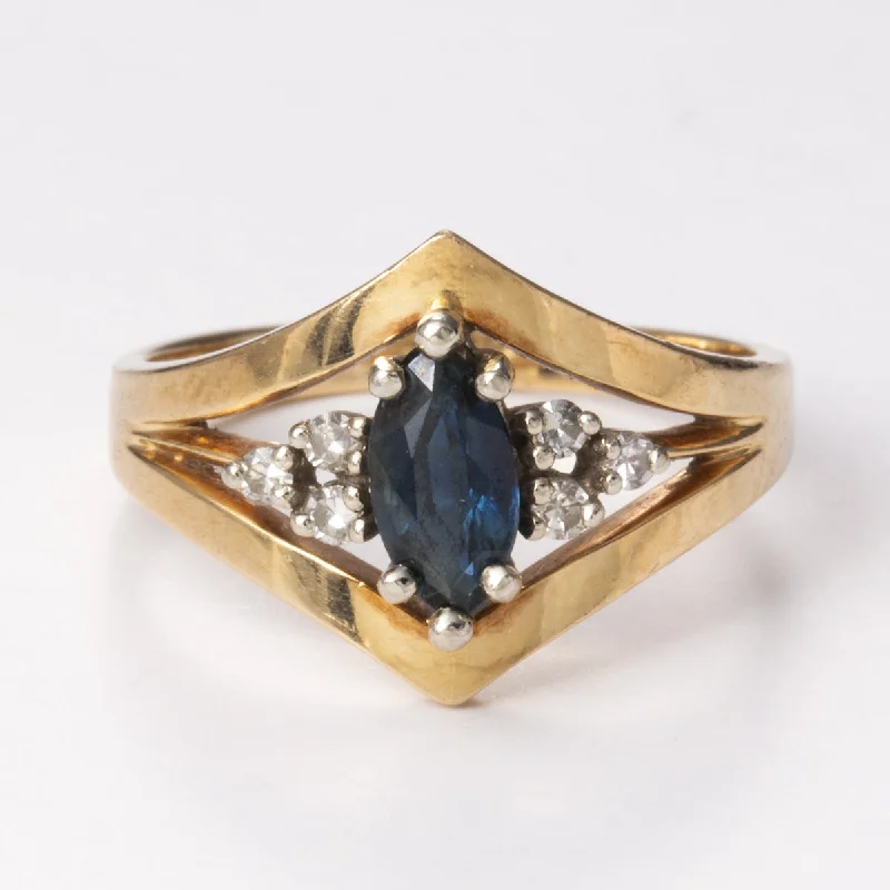 Timeless Jewelry, Timeless Savings – Don't Wait 14k Yellow and White Gold Cocktail Diamond Ring | 0.70 ct, 0.10 ctw | Sz 7