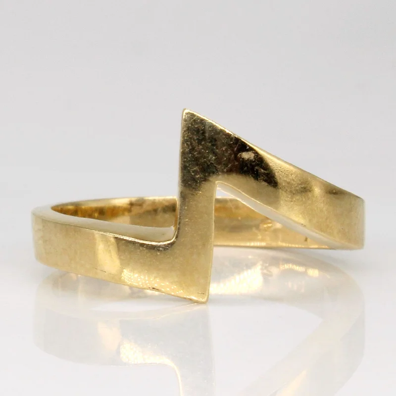 Elevate Your Outfit With Discounted Statement Jewelry 14k Yellow Gold Ring | SZ 5.5 |