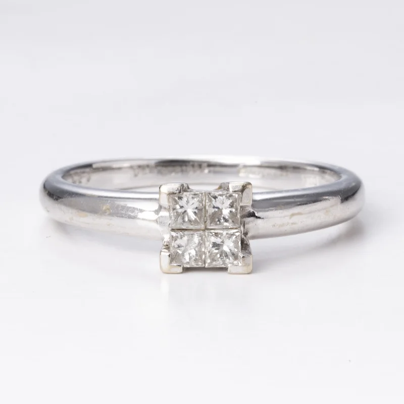 Don't Miss Out On Bestselling Jewelry At Special Prices 18k White Gold Fancy Design Diamond Ring | 0.48ctw | Sz 6.75