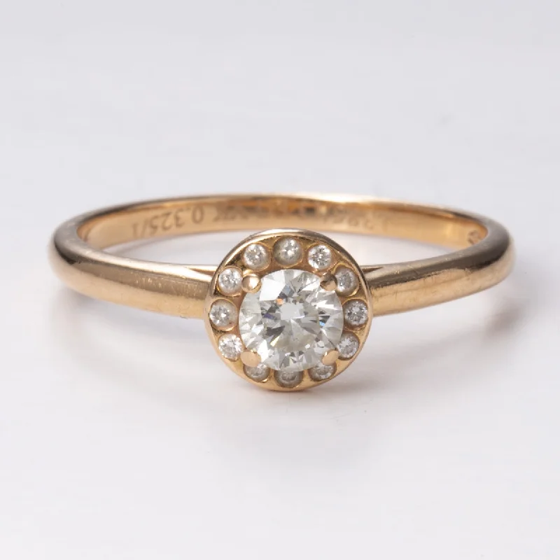 Shine Bright With Our Special Jewelry Promotions 18k Yellow Gold Diamond Ring | 0.46 ctw | Sz 7.25
