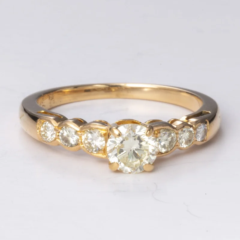Holiday Jewelry Sale – Perfect Gifts At The Best Prices 18k Yellow Gold Fancy Design Ring | 1.07 ctw | Sz 8 Holiday Jewelry Sale – Perfect Gifts At The Best Prices 18k Yellow Gold Fancy Design Ring | 1.07 ctw | Sz 8