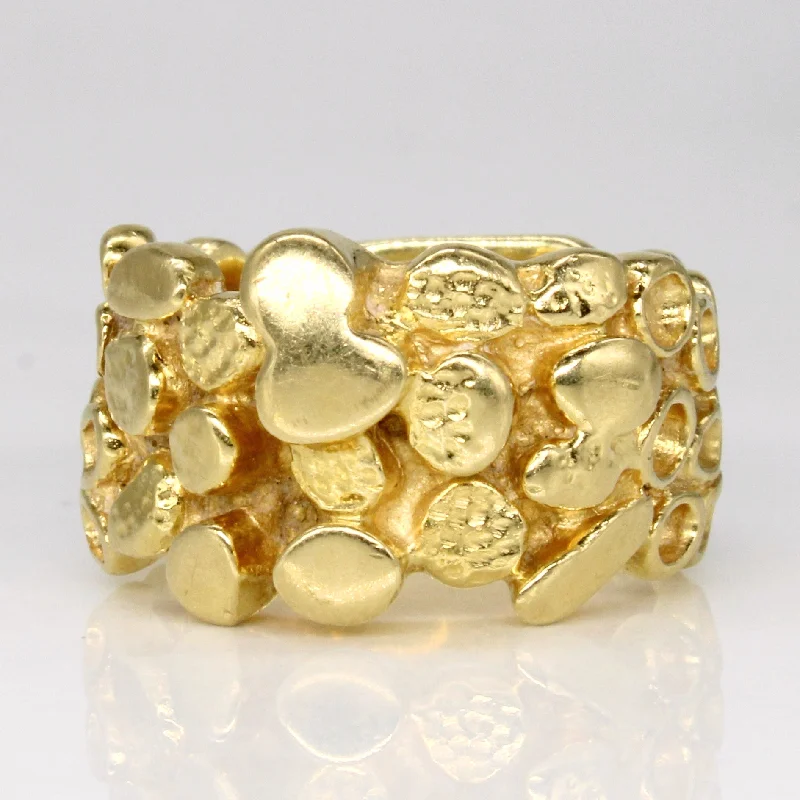 Unmissable Jewelry Discounts – Elevate Your Look For Less 18k Yellow Gold Ring | SZ 5 |