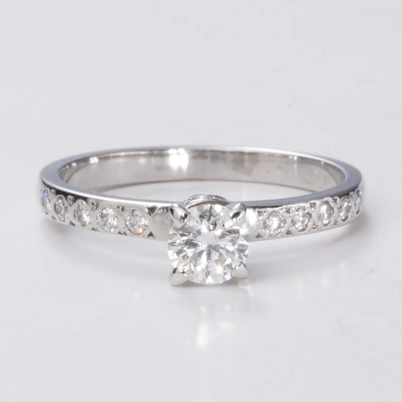 Seasonal Jewelry Sale – Upgrade Your Collection 18k Accented Diamond Ring| 0.75ctw | Sz 6.5