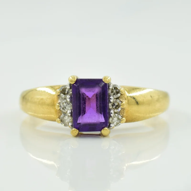 Exclusive Jewelry Sale – Grab Timeless Pieces Now Amethyst & Diamond Ring | 0.40ct, 0.06ctw | SZ 6 |