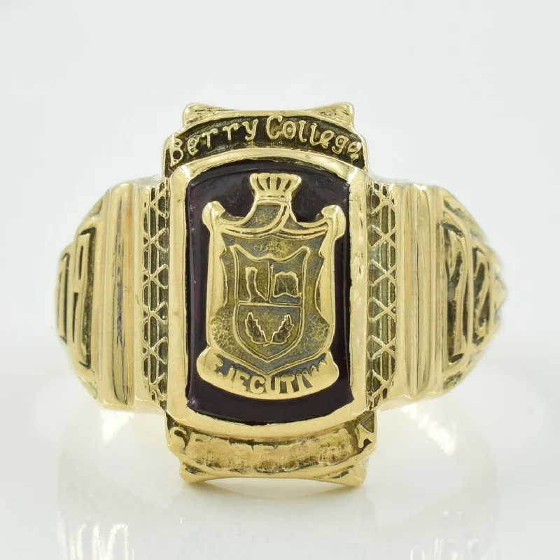 Unmissable Jewelry Discounts – Elevate Your Look For Less 'Berry College' Graduation Synthetic Ruby Ring | 2.80ct | SZ 7 |