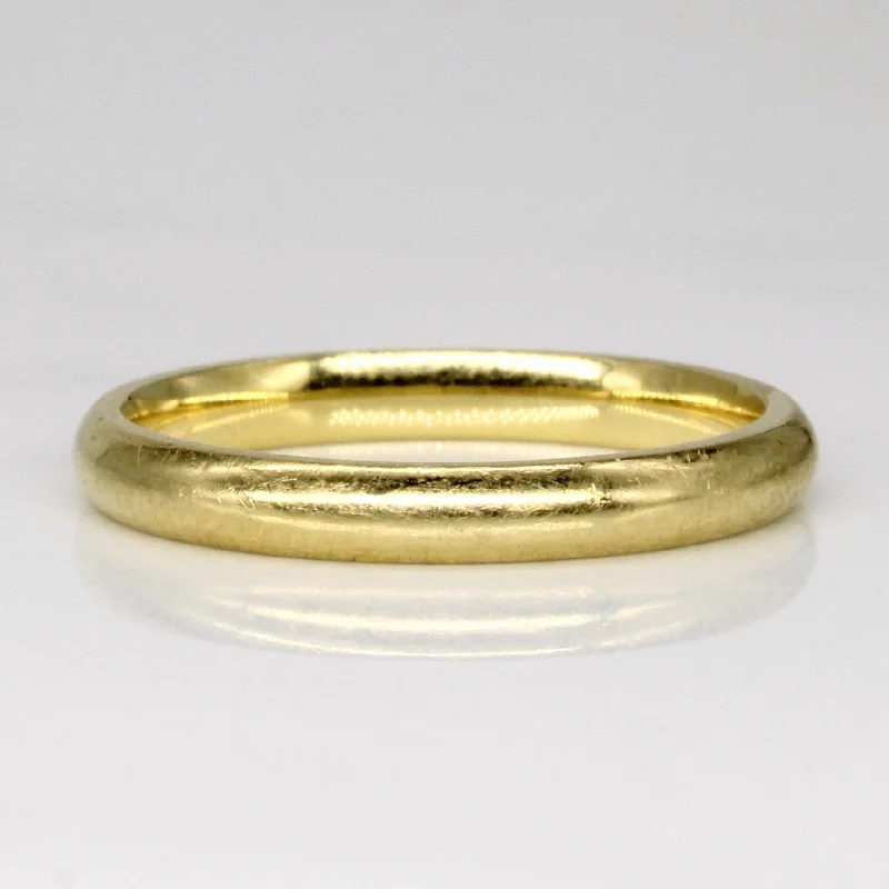 Premium Jewelry At Promotional Prices – Shine Today 'Birks' 18k Yellow Gold Band | SZ 6 |