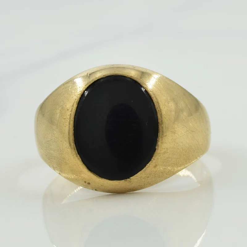 Special Offers On Handcrafted And Designer Jewelry Black Onyx Ring | 2.40ct | SZ 9.75 |