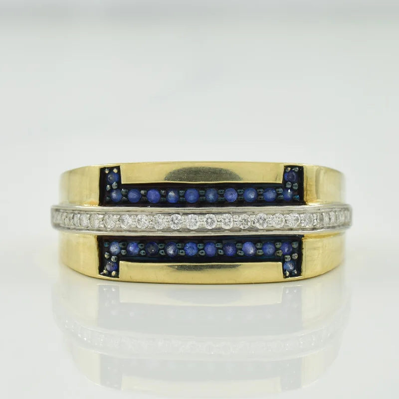 Upgrade Your Collection With Our Limited-Time Jewelry Sale Blue Sapphire & Diamond Ring | 0.20ctw, 0.15ctw | SZ 10.75 |