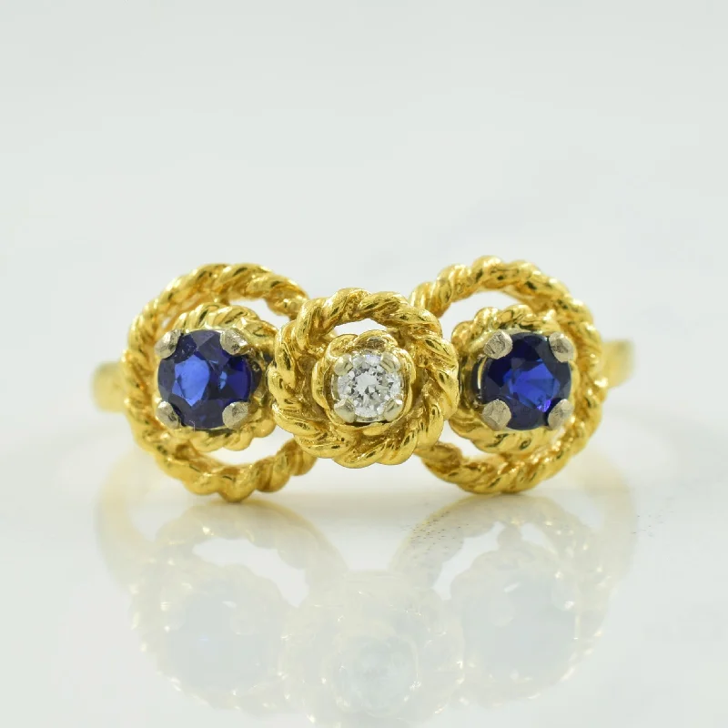 Bold And Beautiful Jewelry Now At Irresistible Prices Blue Sapphire & Diamond Ring | 0.32ctw, 0.03ct | SZ 6 |