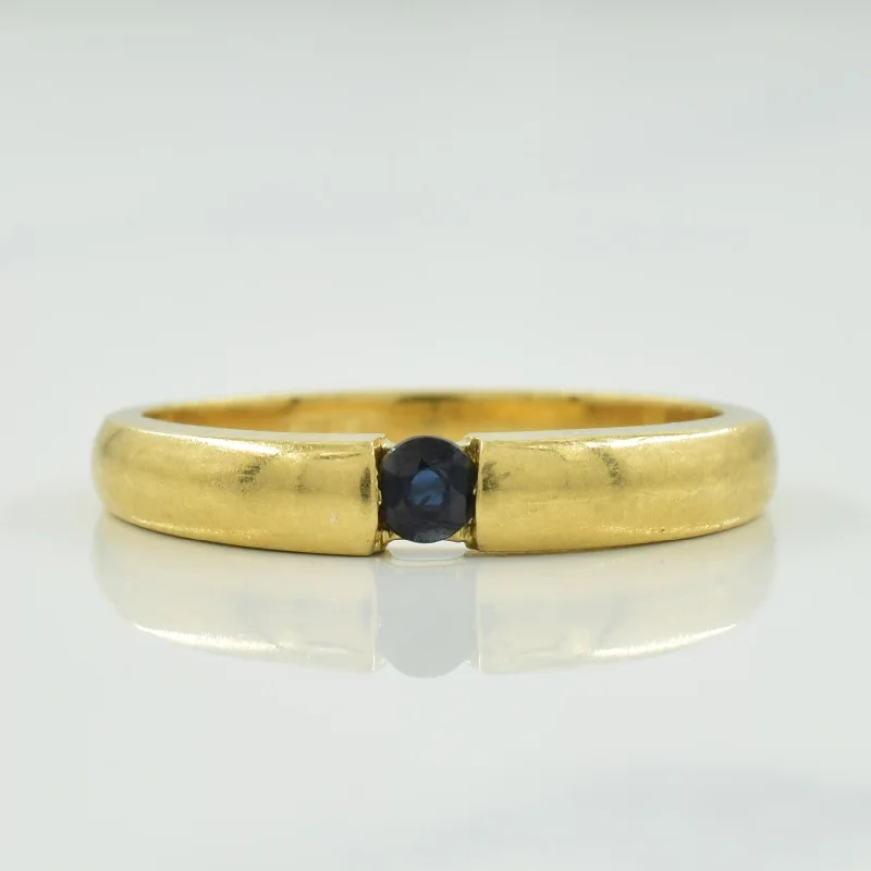 Affordable Luxury Jewelry – Style At A Great Price Blue Sapphire Ring | 0.12ct | SZ 7 |