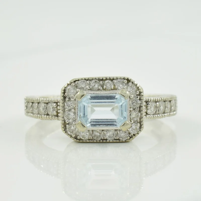 Best Jewelry Deals – Premium Quality At Exclusive Discounts Blue Topaz & Diamond Ring | 0.60ct, 0.28ctw | SZ 6.75 |