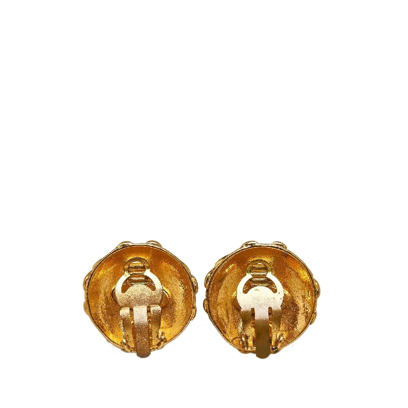 Chanel CC Clip-on Earrings (SHG-7hC6Rn)