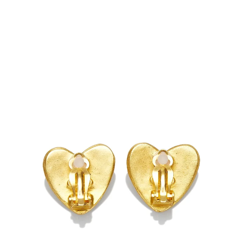 Chanel CC Clip On Earrings (SHG-fso9cR)