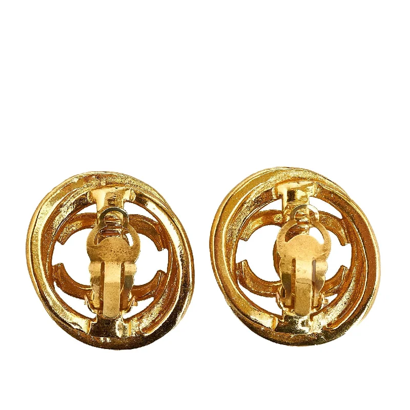 Chanel CC Clip On Earrings (SHG-LKyHRH)