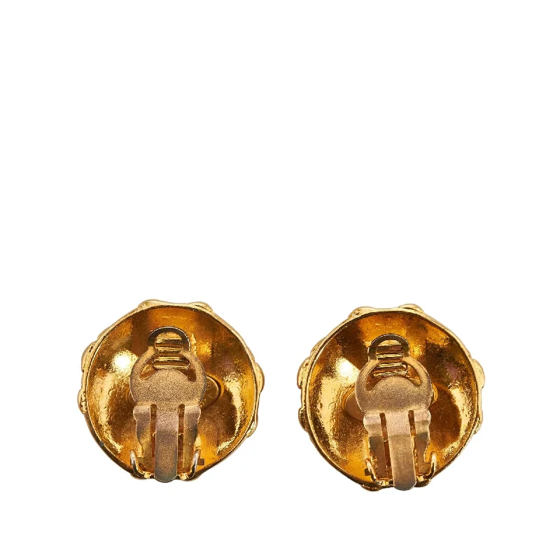 Chanel CC Clip-on Earrings (SHG-LnkD8d)