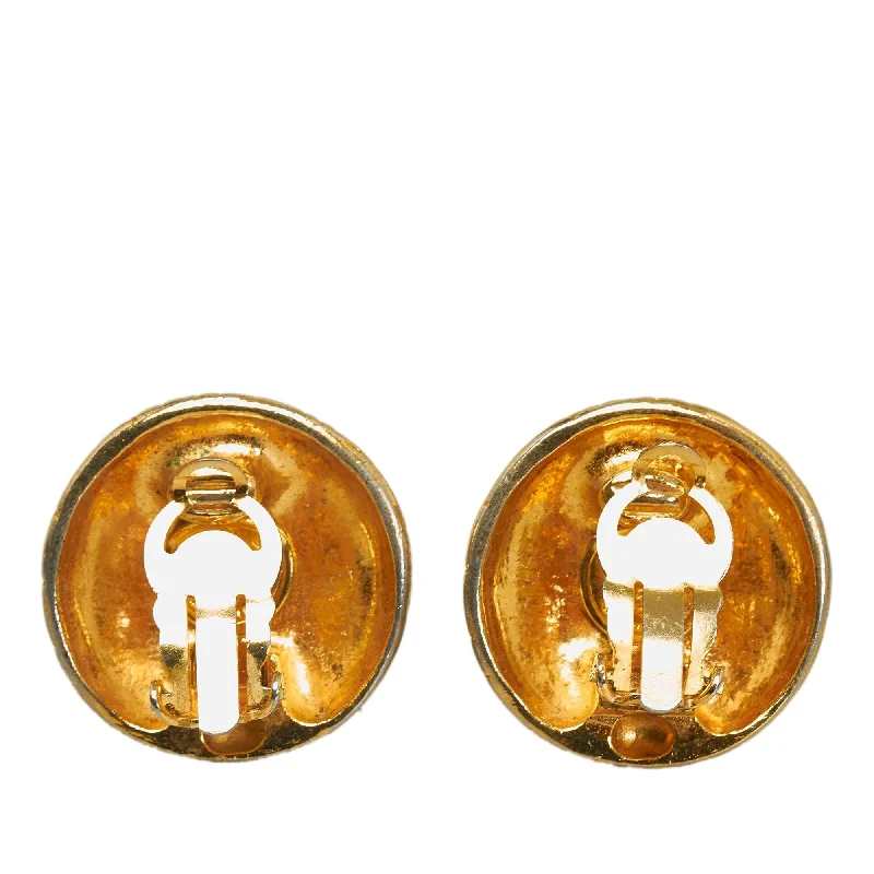 Chanel CC Clip-on Earrings (SHG-SIu9lW)