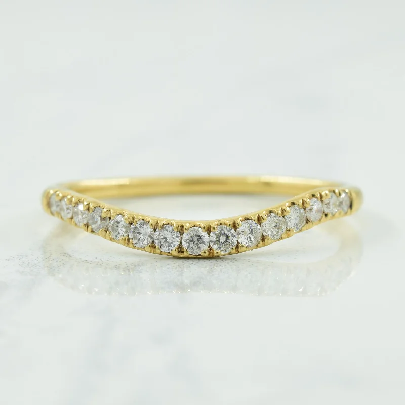 Discounted Jewelry For A Glamorous Look Chevron Diamond Ring | 0.26ctw | SZ 9 |