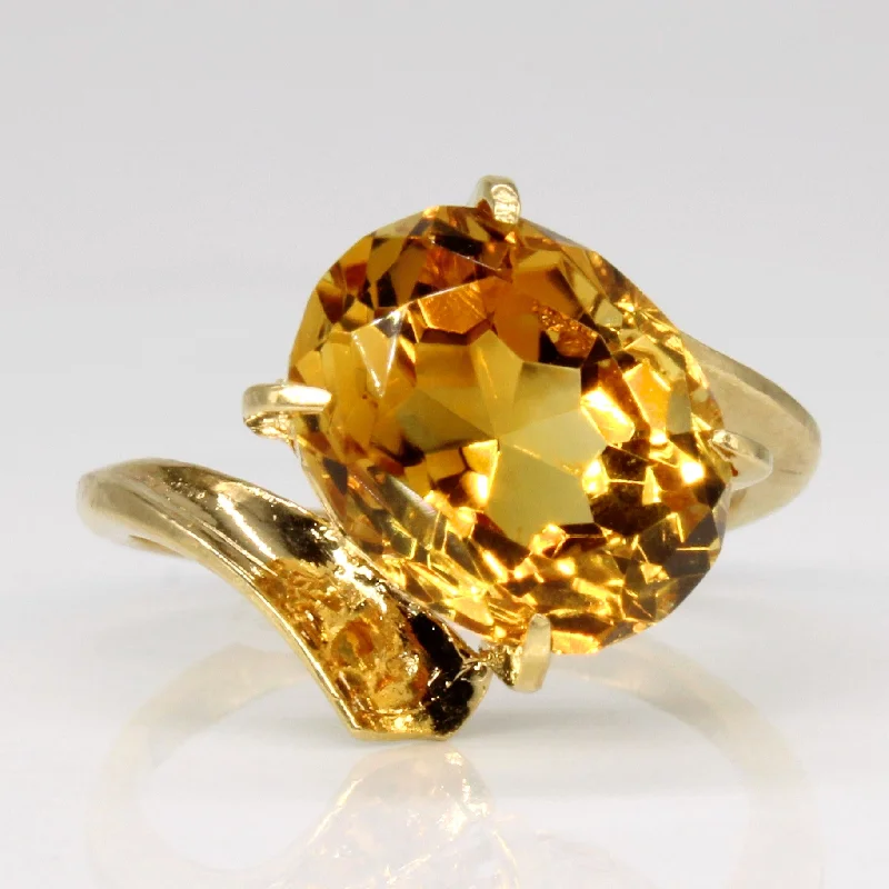 Luxury Meets Affordability – Jewelry Sale Now Live Citrine Cocktail Ring | 3.60ct | SZ 5.25 |
