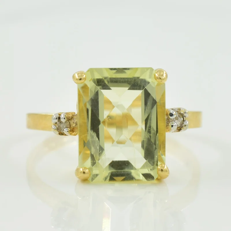Limited-Time Jewelry Discounts – Shine Without The Splurge Citrine & Diamond Ring | 2.75ct, 0.01ctw | SZ 5 |