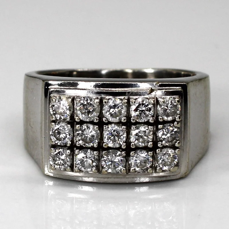 Elegant Necklaces And Bracelets At Limited-Time Offers Cluster Set Diamond Ring | 1.05ctw | SZ 7 |