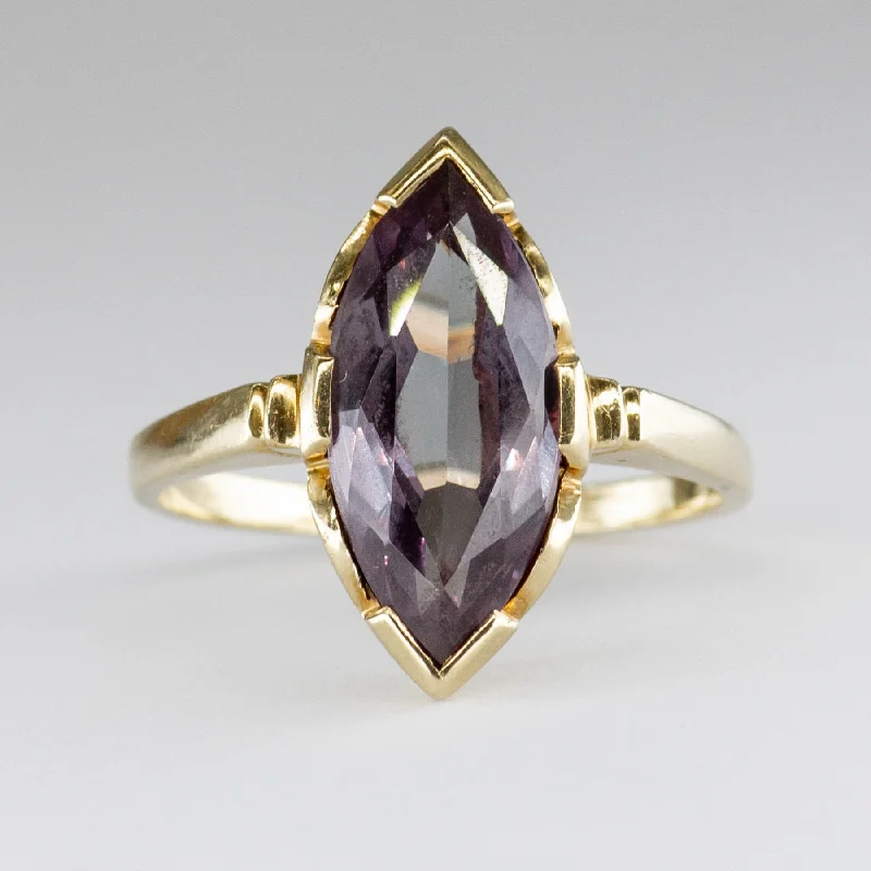 Luxury Jewelry Now At Special Promotional Rates Colour Changing Synthetic Sapphire Ring | 2.75ct | SZ 6.75 |
