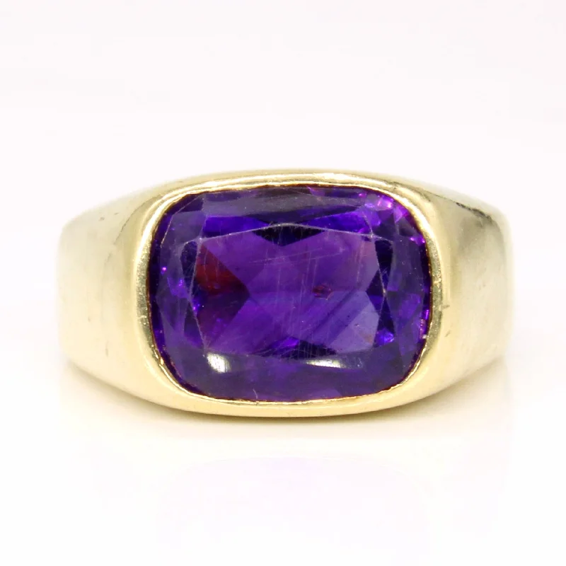 Exclusive Online Jewelry Sale – Don't Wait Cushion Cut Amethyst Ring | 2.95ct | SZ 4.25 |