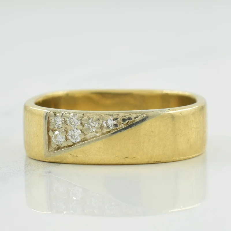 Classic And Modern Jewelry Styles On Sale Diamond Band | 0.06ctw | SZ 7 |