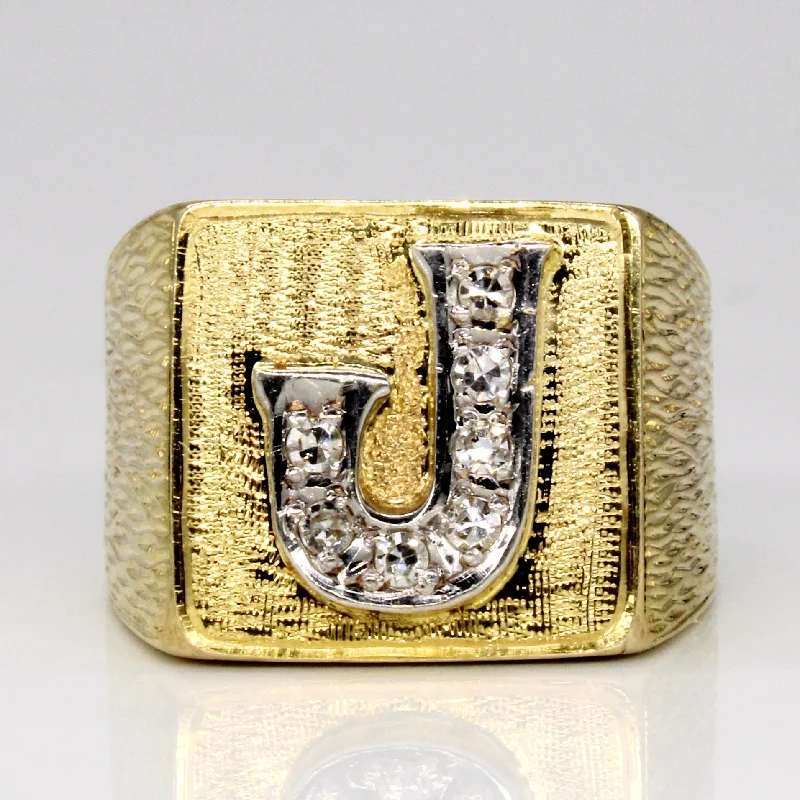 Bestselling Jewelry At Special Promotional Rates Diamond 'J' Initial Ring | 0.14ctw | SZ 7.25 | Bestselling Jewelry At Special Promotional Rates Diamond 'J' Initial Ring | 0.14ctw | SZ 7.25 |
