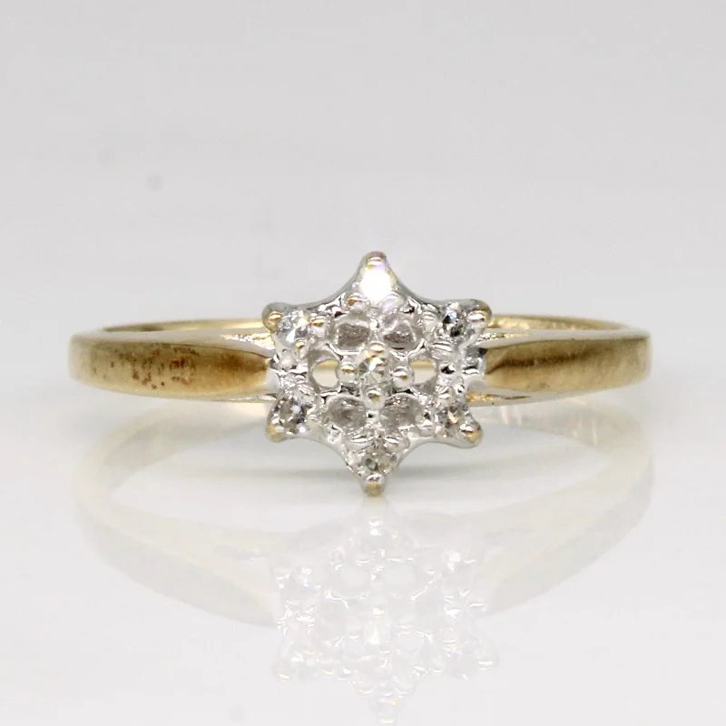 Shop Stylish Jewelry Now And Save Big Cluster Set Diamond Ring | 0.04ctw | SZ 4.5 | Shop Stylish Jewelry Now And Save Big Cluster Set Diamond Ring | 0.04ctw | SZ 4.5 |