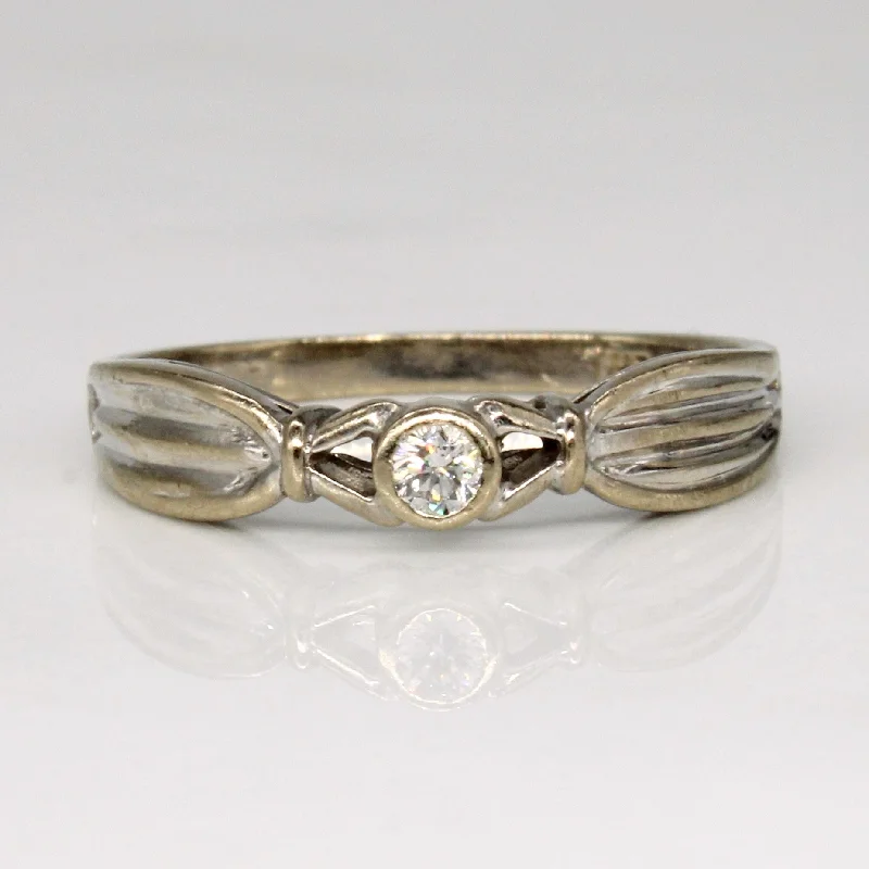 Personalized Jewelry At Special Discount Rates Solitaire Diamond Ring | 0.06ct | SZ 5.25 |