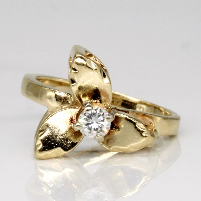 Huge Savings On Timeless Jewelry Collections Floral Diamond Ring | 0.11ct | SZ 3.25 | Huge Savings On Timeless Jewelry Collections Floral Diamond Ring | 0.11ct | SZ 3.25 |
