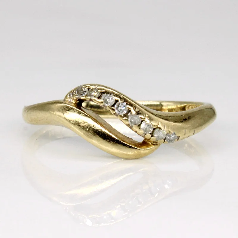 Exclusive Jewelry Discounts – Shop Now For Savings Diamond Waterfall Ring | 0.04ctw | SZ 4.75 |